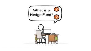 a stick figure pondering the question, ‘What is a Hedge Fund?’