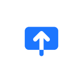 Blue upload arrow icon for the Prework step