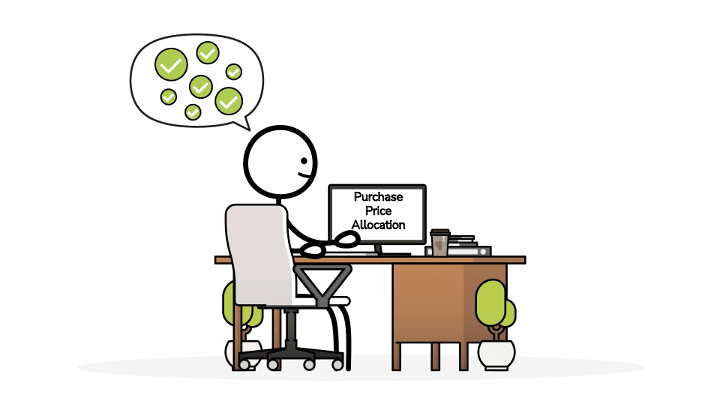 A stick figure at a desk understanding PPA concepts