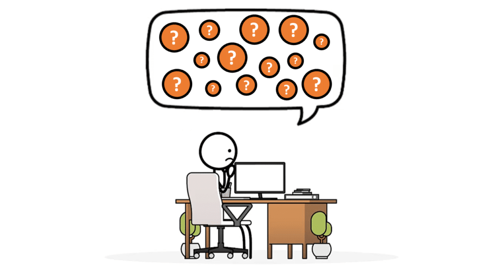 Image of Stick Figure while doing research on hedge fund vs mutual fund