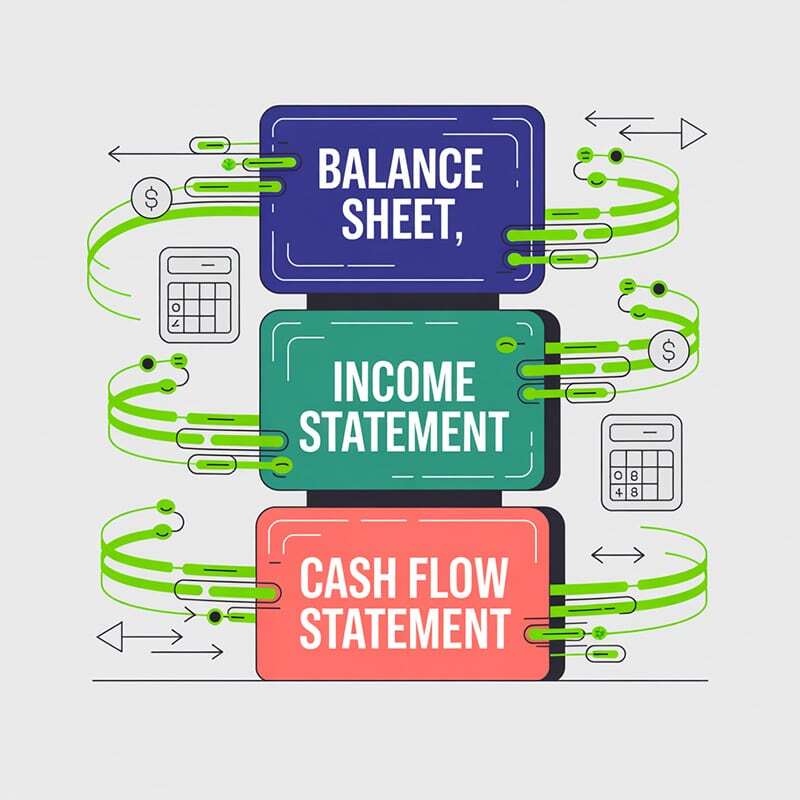 3-Statement Motion System Diagram