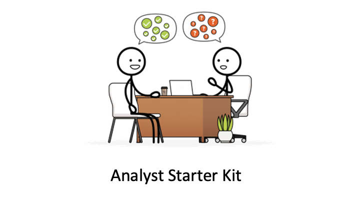Stick figure correctly answering questions in an interview