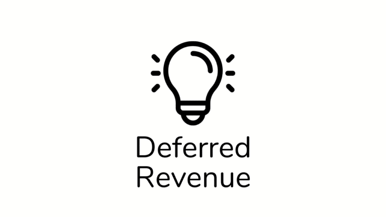 A lightbulb and the text deferred revenue
